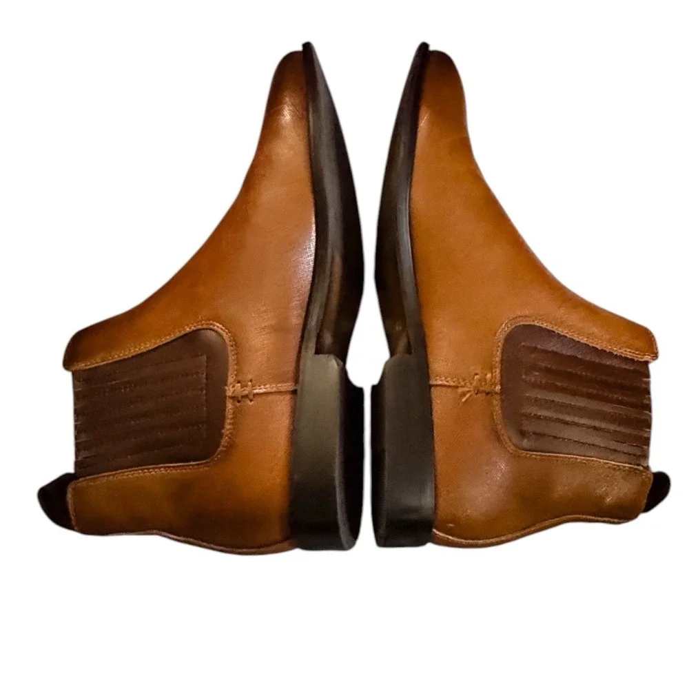 NWOB Men's Steve Madden Bromton Leather Chelsea Boot - Brown Men's Size 7.5
